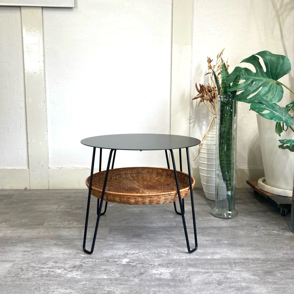 イデー / IDEE ワラビー ローテーブル ラウンドブラック 中古 モダン