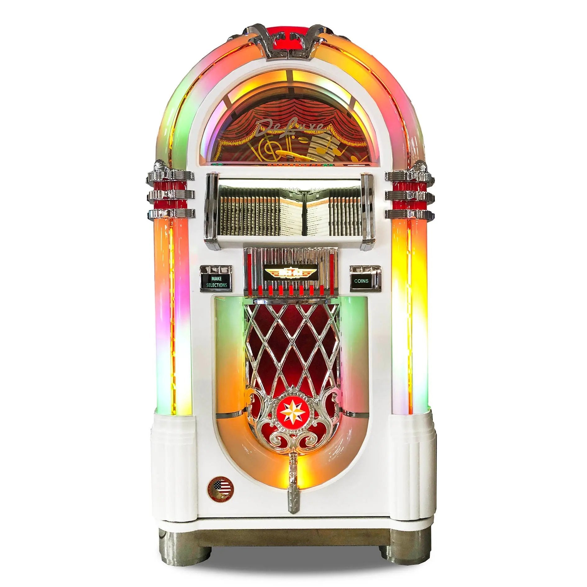 Bubbler CD Jukebox | Rock-Ola | Black | Free US Delivery