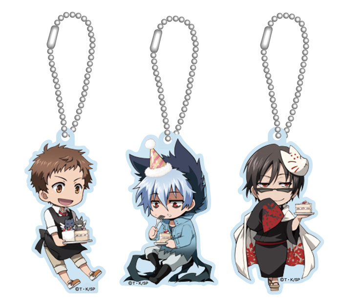 イベント先行発売】アクリルキーホルダーセット（真昼＆クロ＆椿