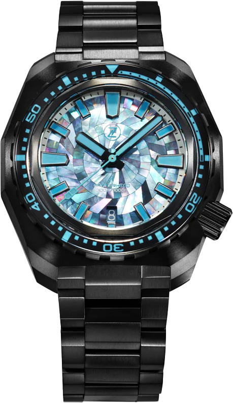 Zelos Hammerhead V3 DLC Mosaic MOP - SeriousWatches.com