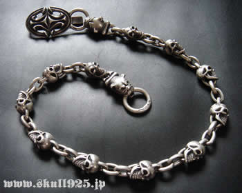 ◇ガボール(Gaboratory)生前中期ブルドッグ＆スカルウォレットチェーン！