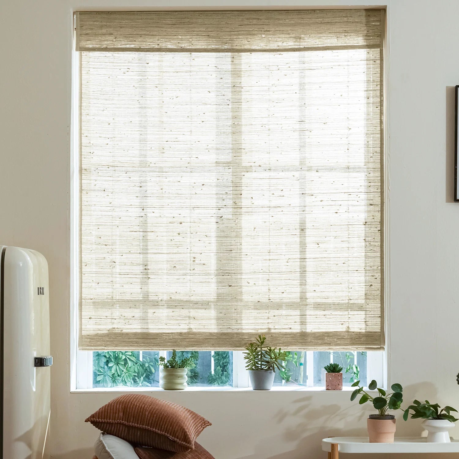 SmartWings Orithyia Motorized Woven Wood Shades