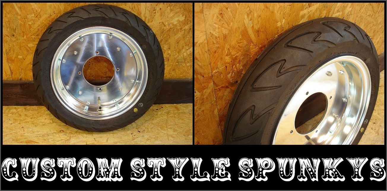 ジャイロキャノピーアルミホイールセット｜SPUNKYS