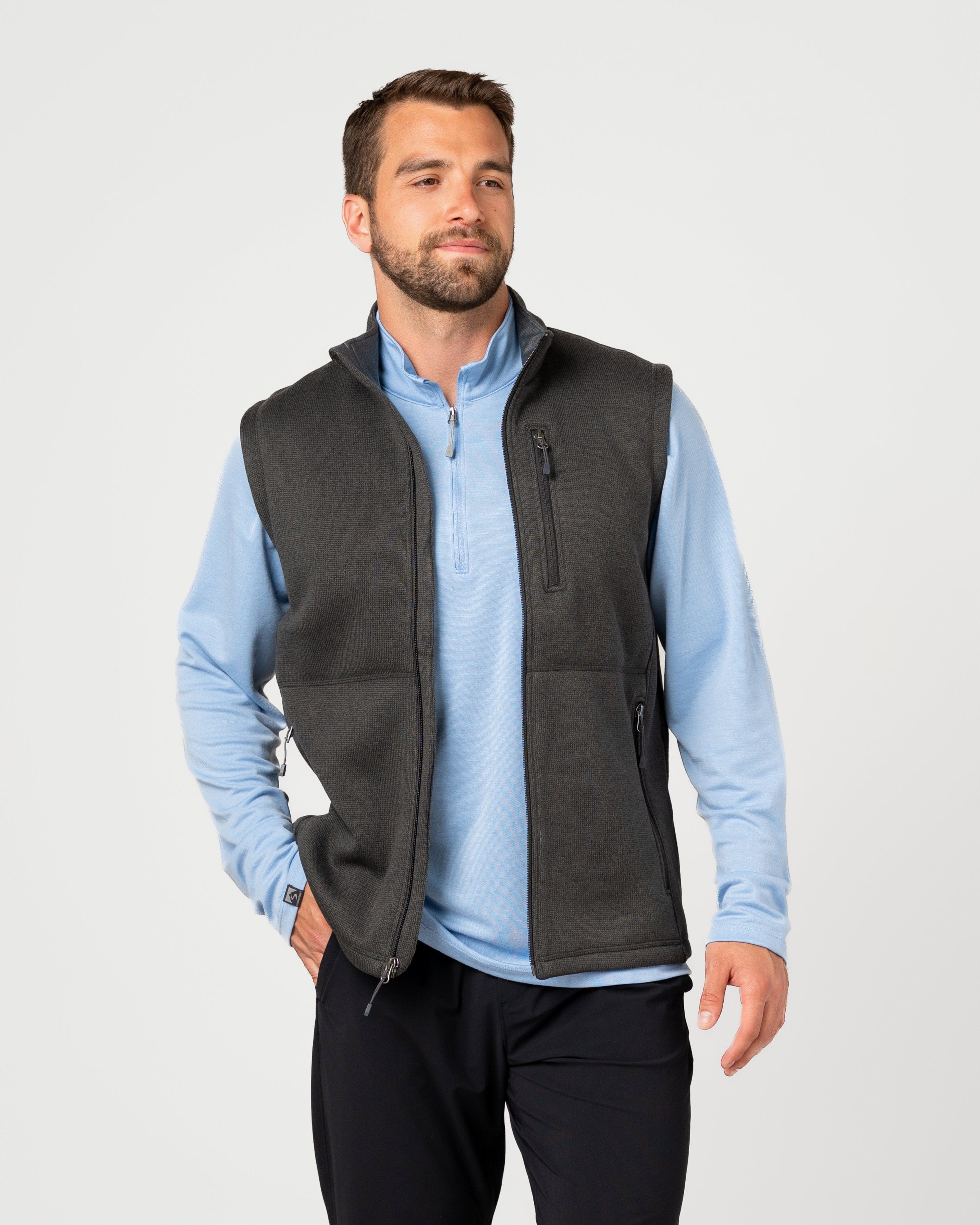 Men's Overachiever Sweater Fleece Vest – Storm Creek