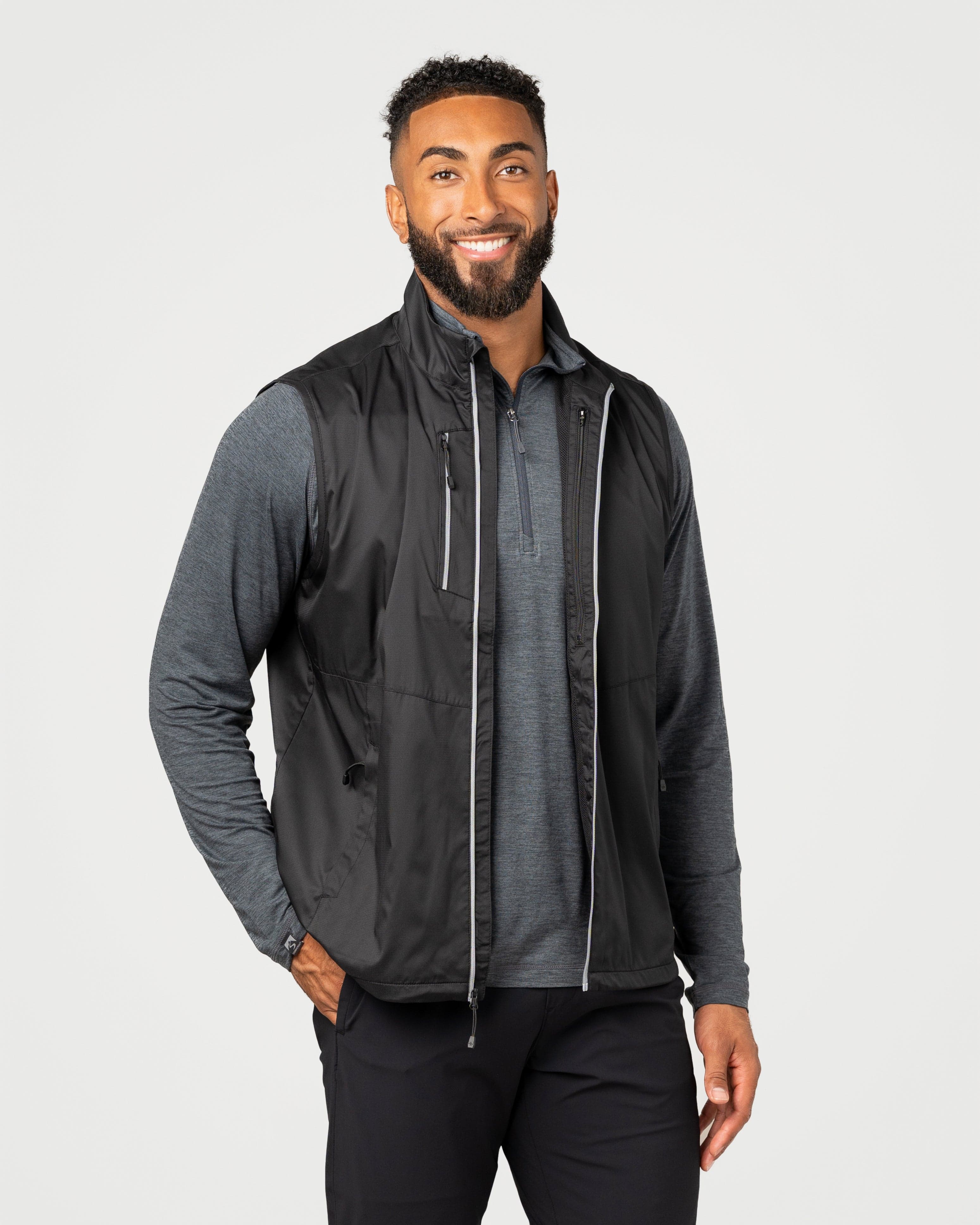 Men's Idealist Water-Resistant Windproof Golf Vest – Storm Creek