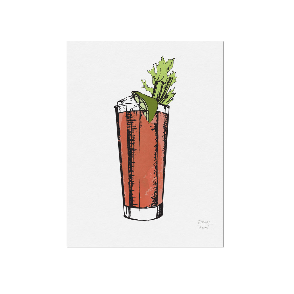 Bloody Mary Art Print – The Collective Shop