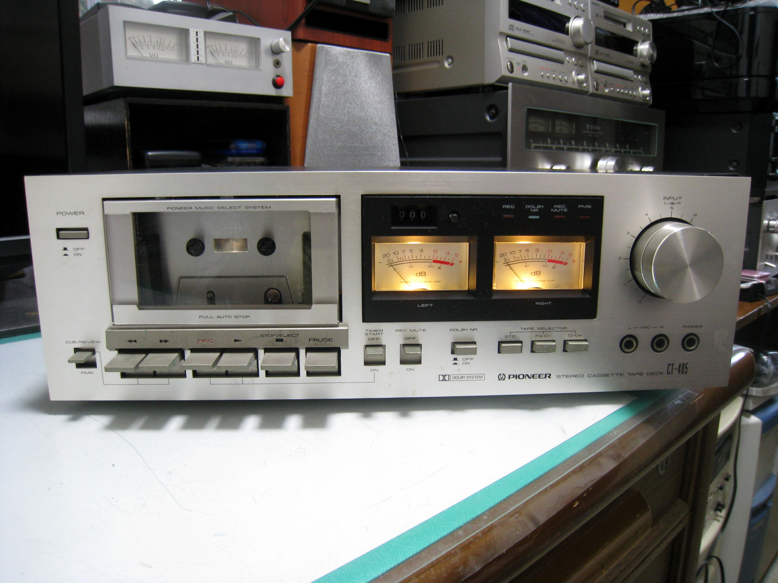 PIONEER カセットデッキ CT-405の修理