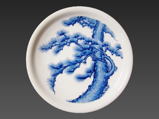 鍋島藩窯 市川光山 －作品紹介－ 銘々皿大 ①