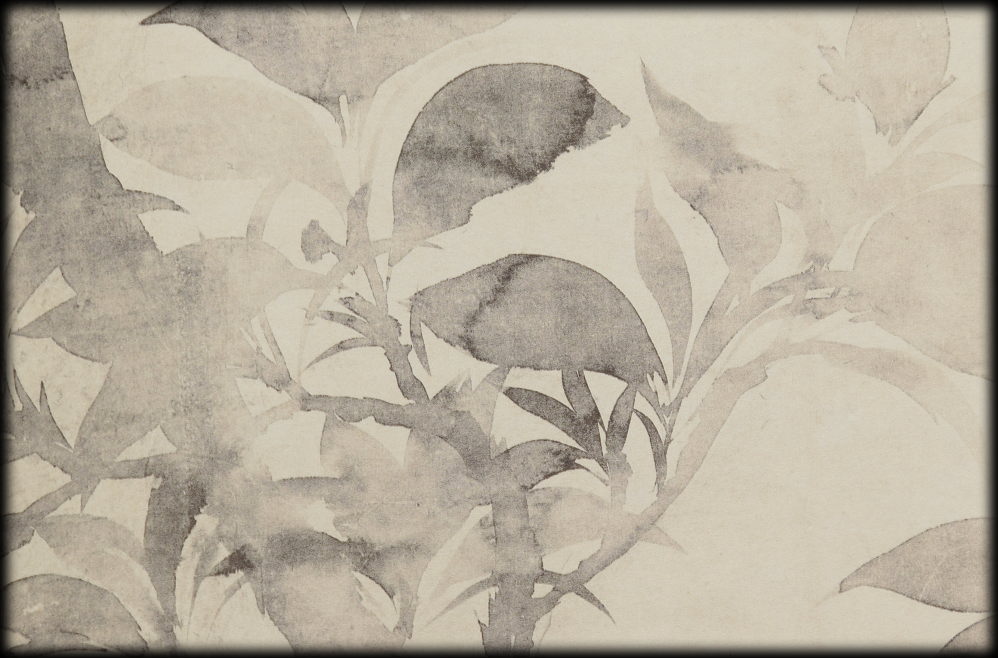 掛軸 俵屋宗達 桜図 木箱 複製画 工芸 水墨画 花 春 5-29 掛軸 俵屋