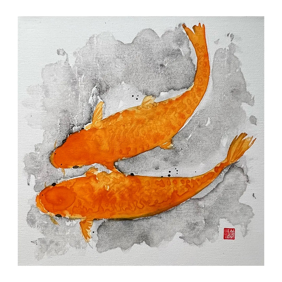 変わり鯉 ORANGE (Kawarigoi) ~ Koi Collection／Robert N. Moore