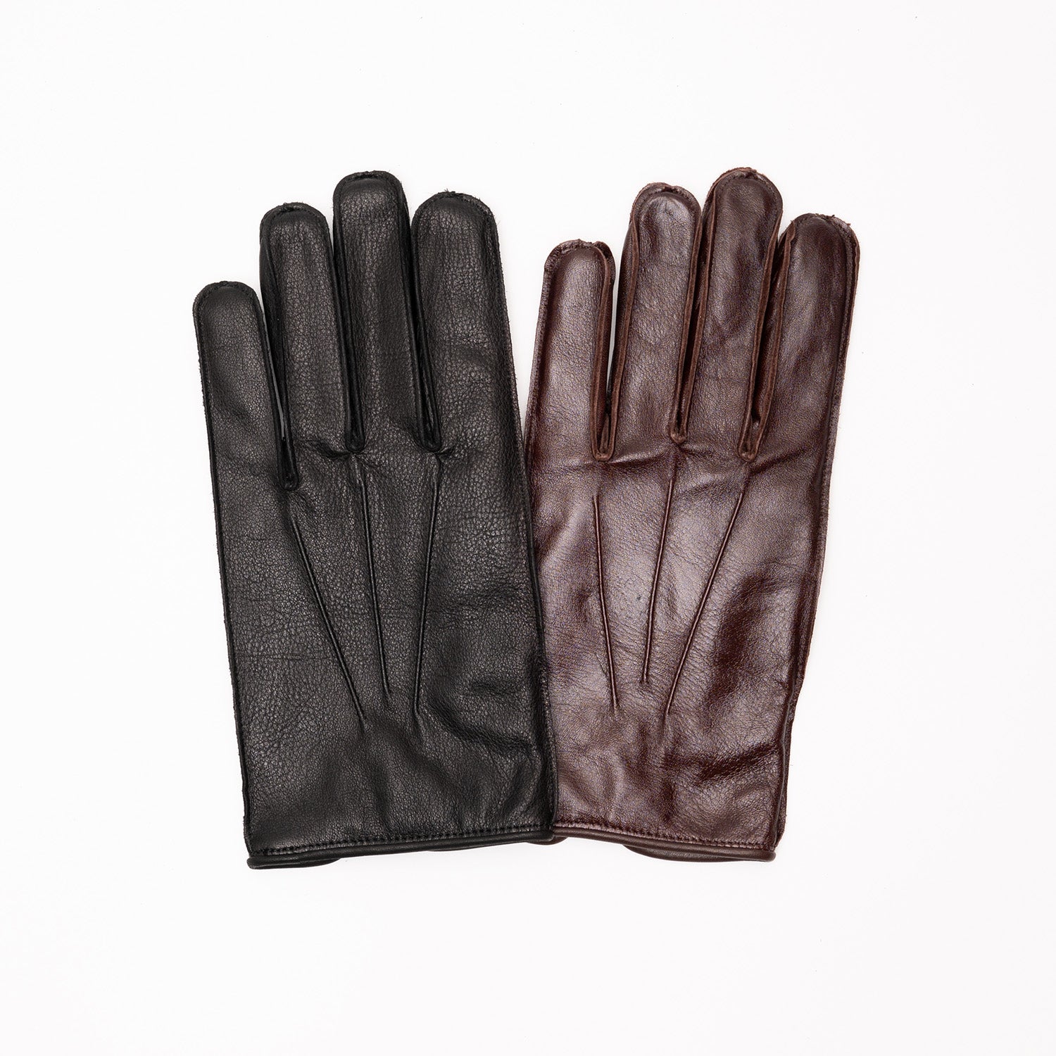 ホースレザーグローブ [メンズ/洗濯可 / カシミア / ビジネス］-WONDER