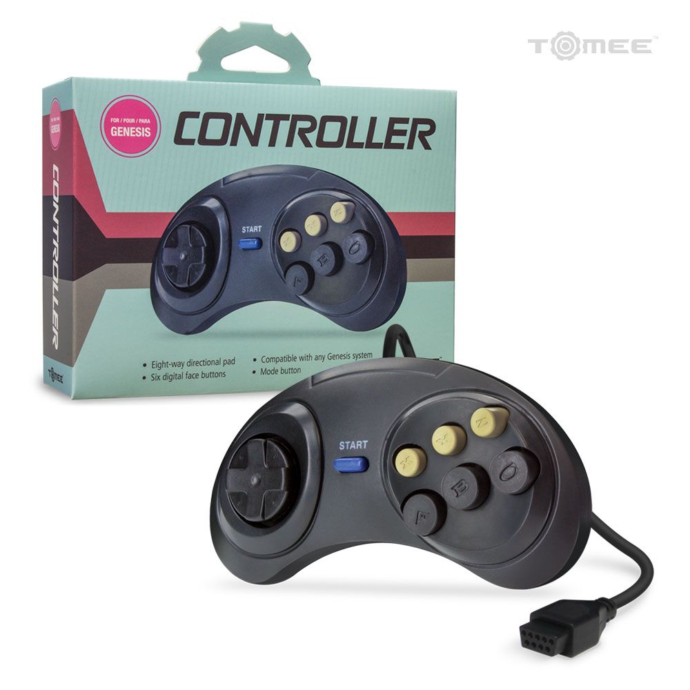 Tomee SEGA Genesis® Controller セガメガドライブ有線 6ボタン