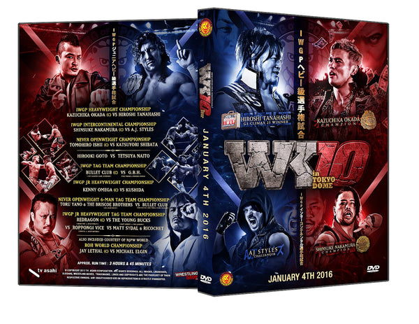 NJPW - Wrestle Kingdom 10 (2 Disc DVD Set) – WrestlingStore.co.uk