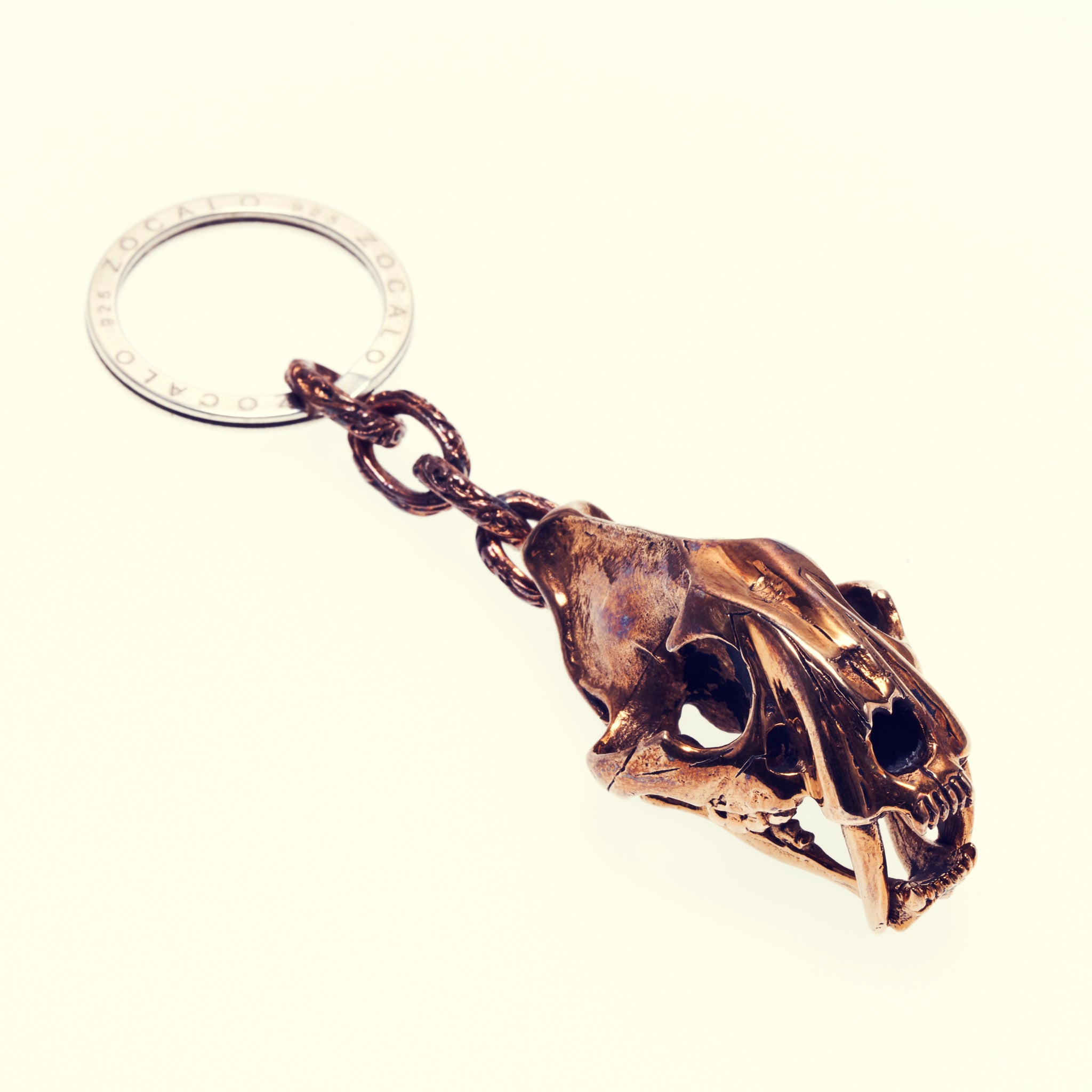 Saber Toothed Tiger Key Holder Bronze｜サーベルタイガー
