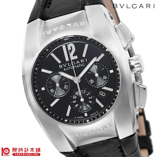 ブルガリ エルゴン BVLGARI クロノグラフ オートマチック ブラック