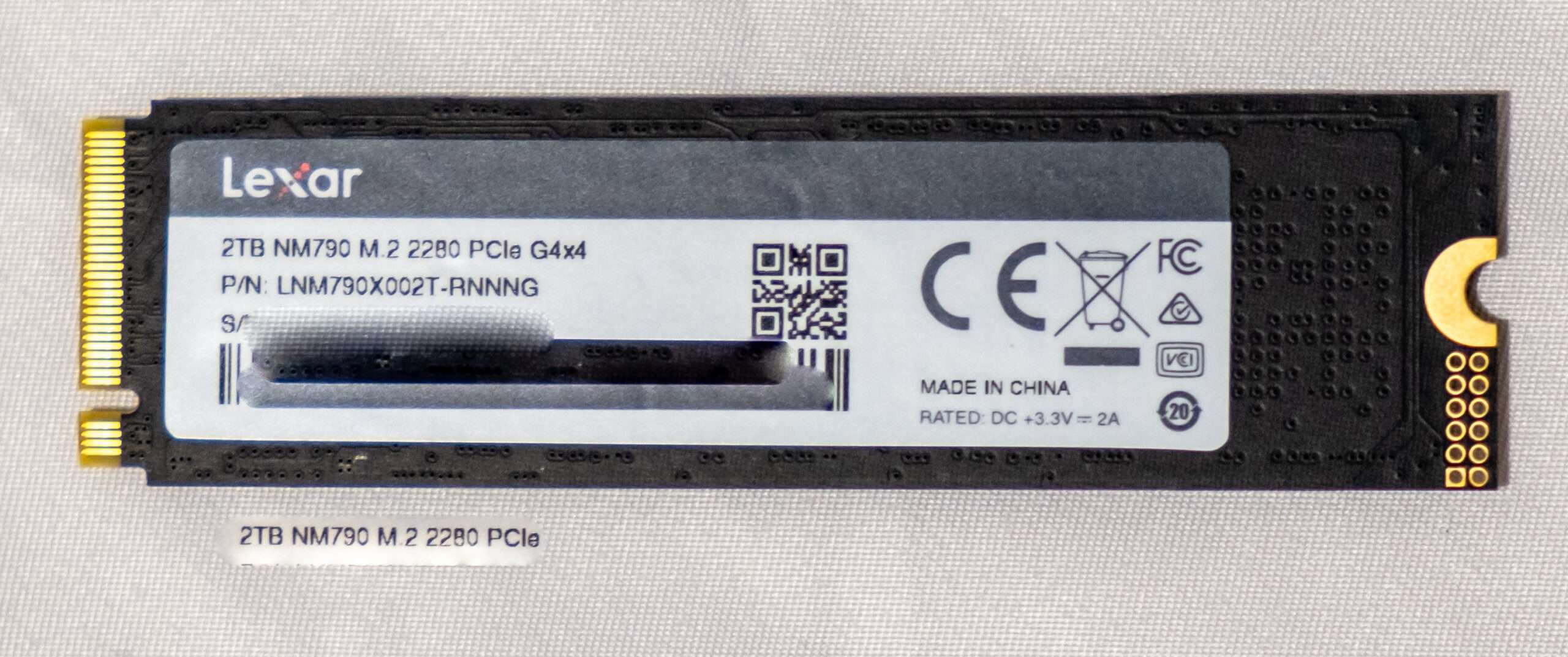 Lexar NM790 2TB PCIe Gen 4×4 NVMe SSD - Einfoldtech