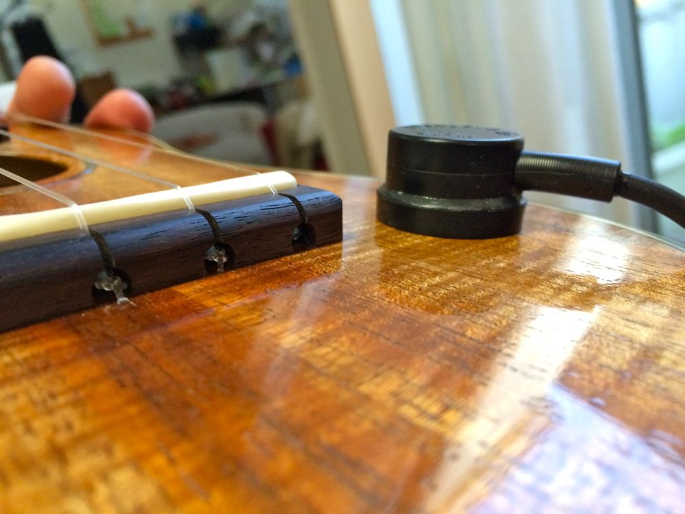 アコースティック楽器用ピックアップマイクMSP（マグネット