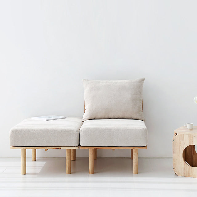 BENKU 一人掛けソファ｜ファブリックソファー – 1acspaces