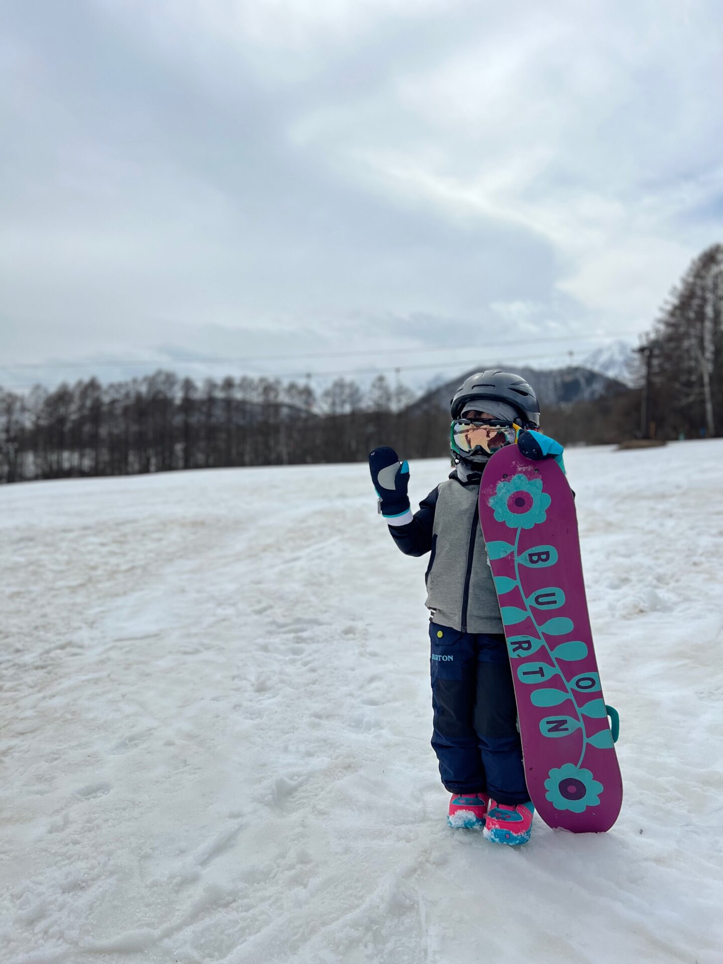 BURTON 子ども用 スノーボードウェア ジャケット ビブパンツ 5T 4T