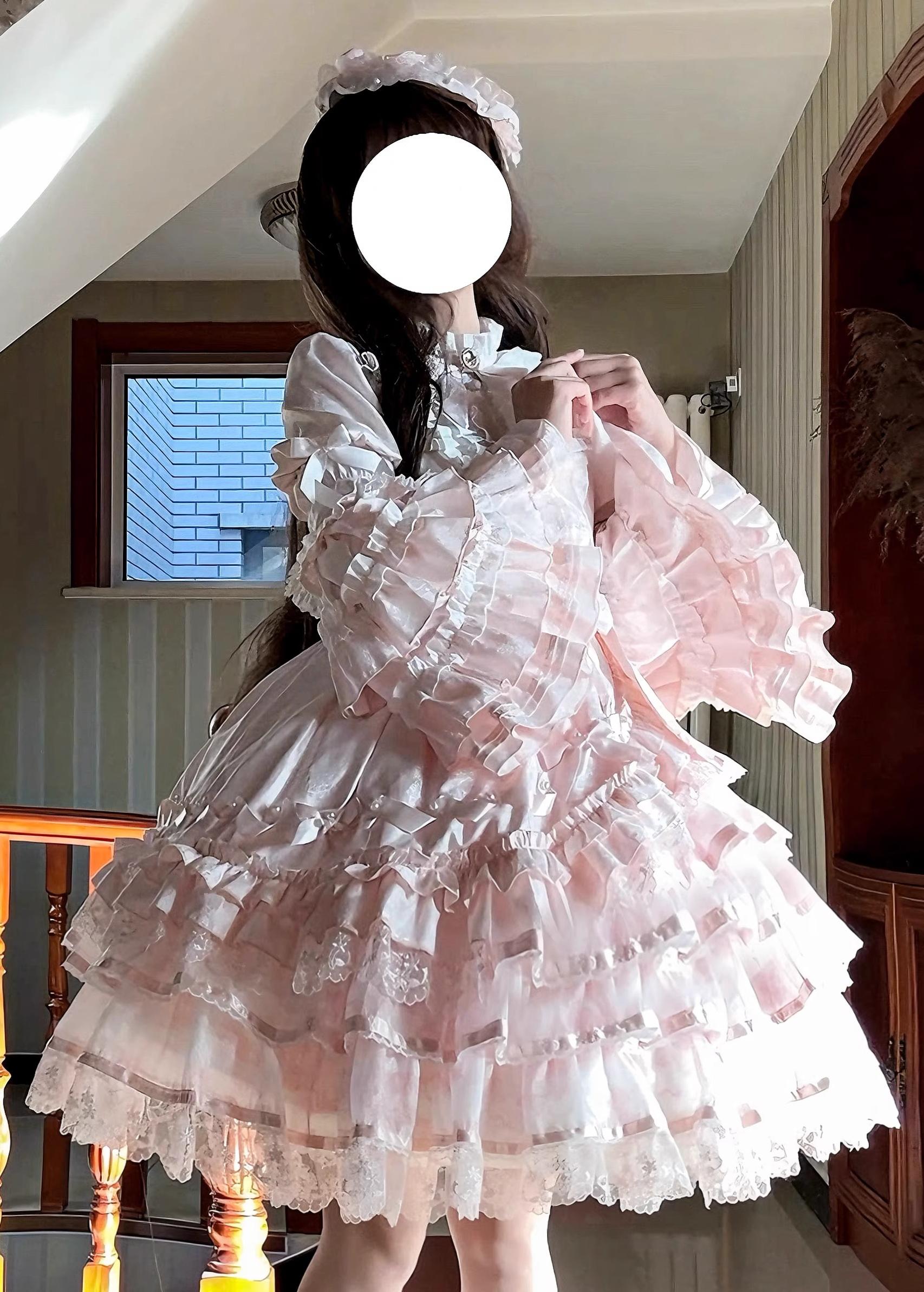 Classic Lolita OP Dress with Princess Long Sleeves