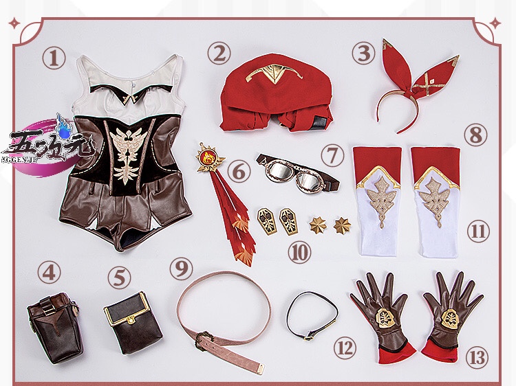 猫屋小舗 原神 コスプレ アンバー 衣装