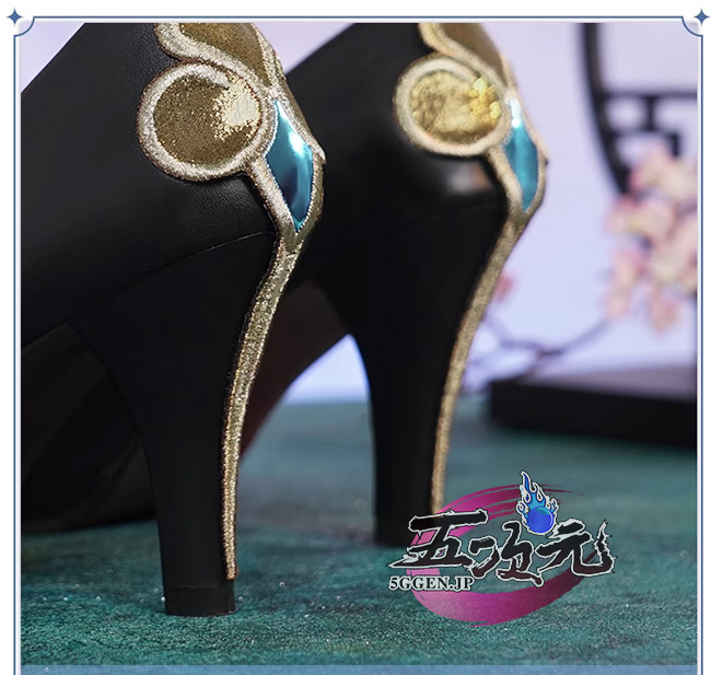 三分妄想 原神 コスプレ 申鶴 冷花幽露 海灯祭 靴