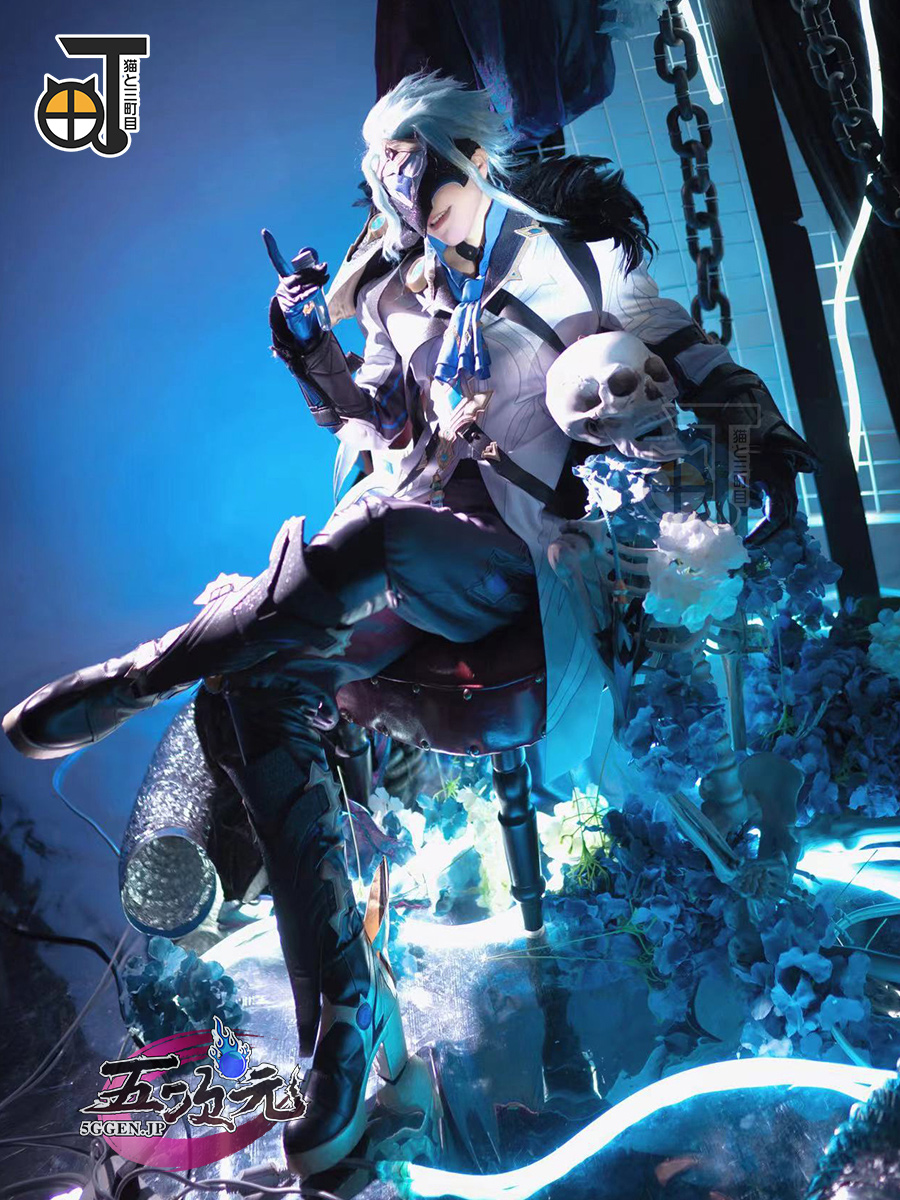 猫と三丁目 原神 コスプレ 博士 ドットーレ ファトゥス 衣装