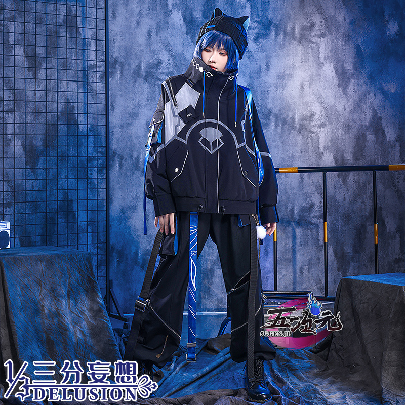 三分妄想 原神 コスプレ 散兵 スカラマシュ 作業服 同人衣装