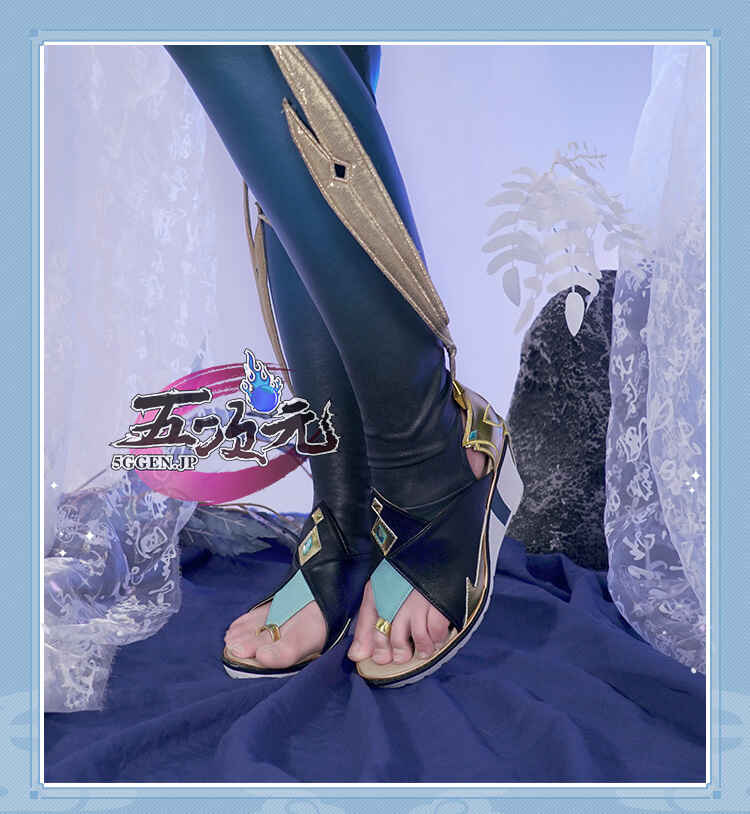 三分妄想 原神 コスプレ 申鶴 しんかく 靴 ブーツ