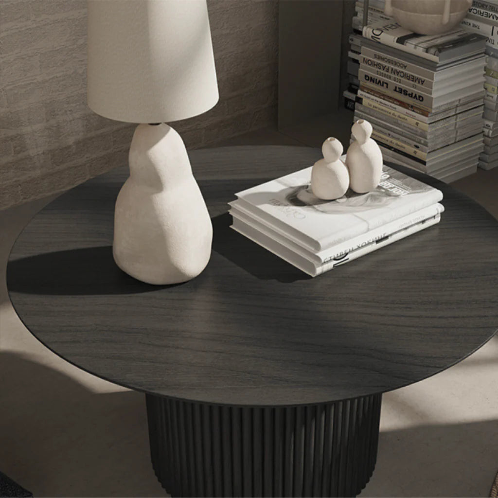 ウッドサークルローテーブル ナチュラルで温もりある丸型デザイン – 6JOHAN