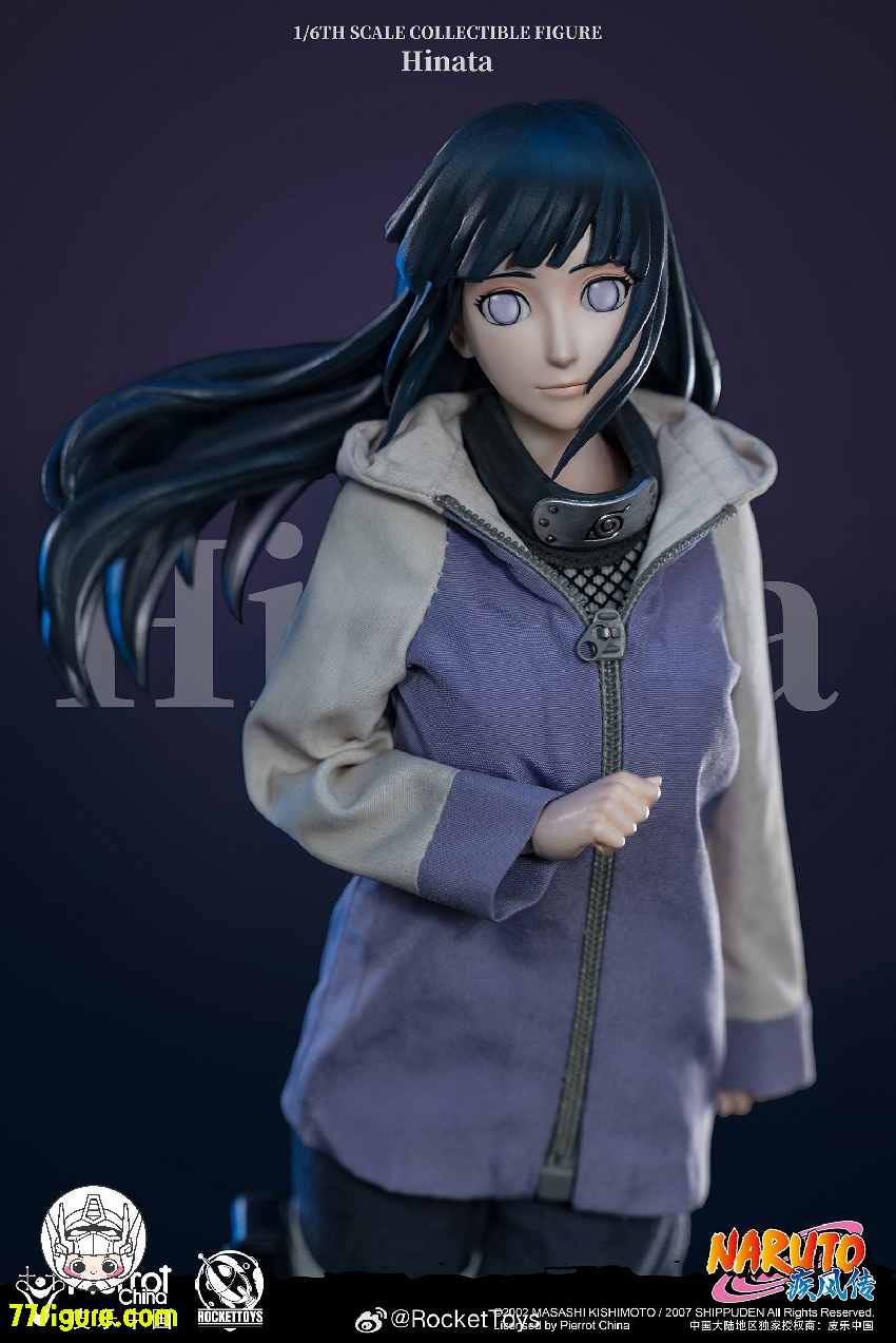 Rocket Toys 1/6 公式公認 Naruto 日向ヒナタ塗装済み可動フィギュア