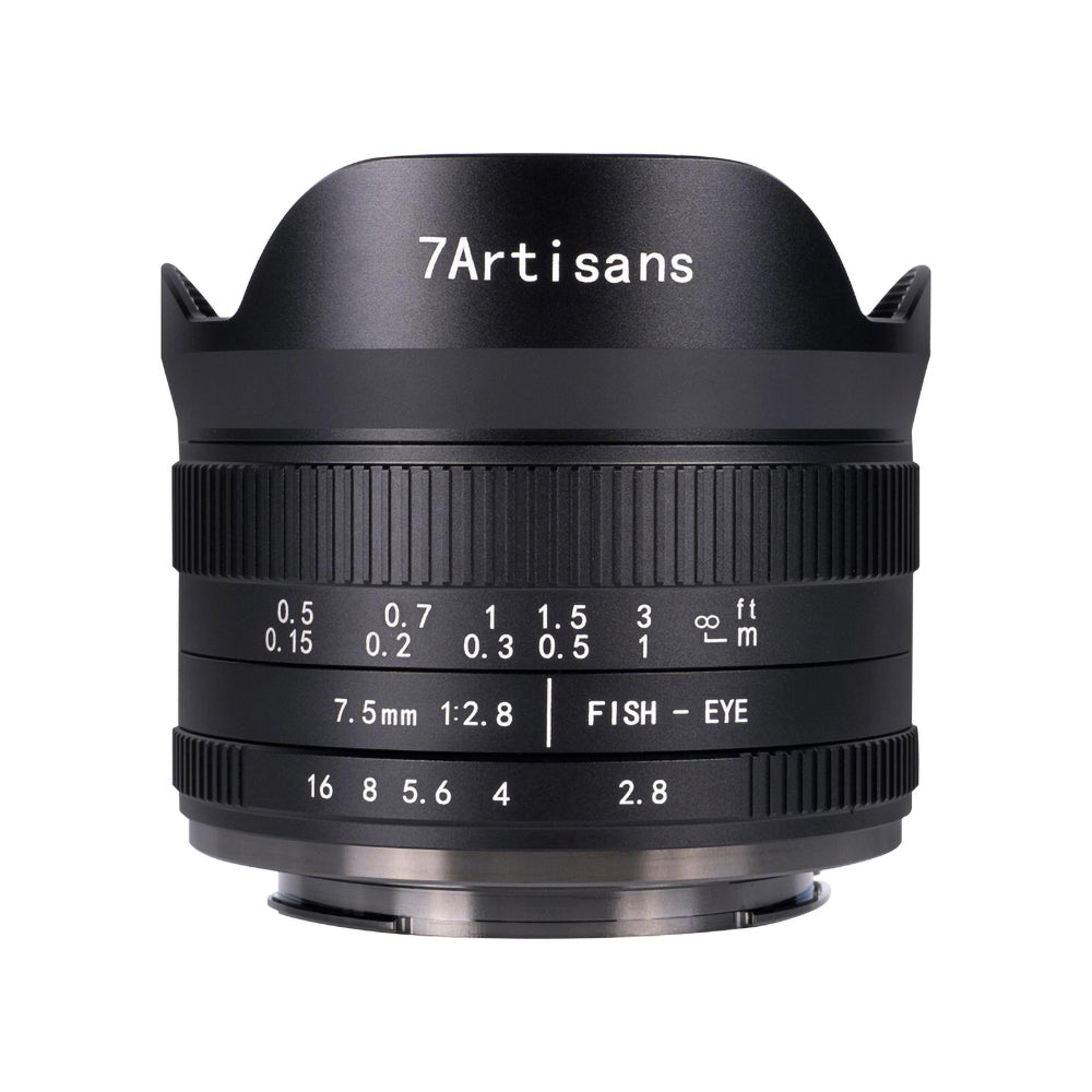 7Artisans 7.5mm f/2.8 fisheye lens Mark II for only 139USD