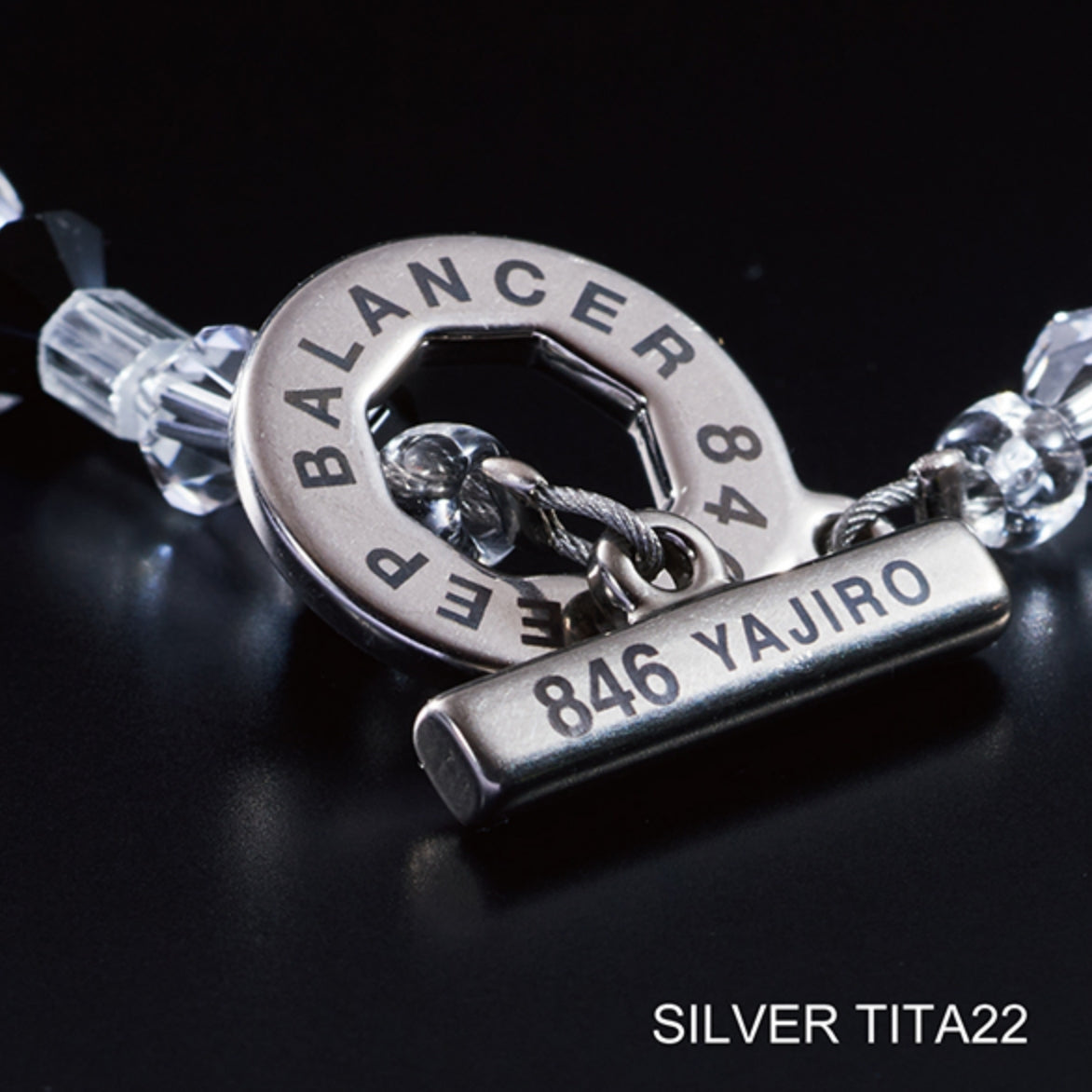 スポーツネックレス〕8シリーズ ネックレス SILVER TITA22【GREEN