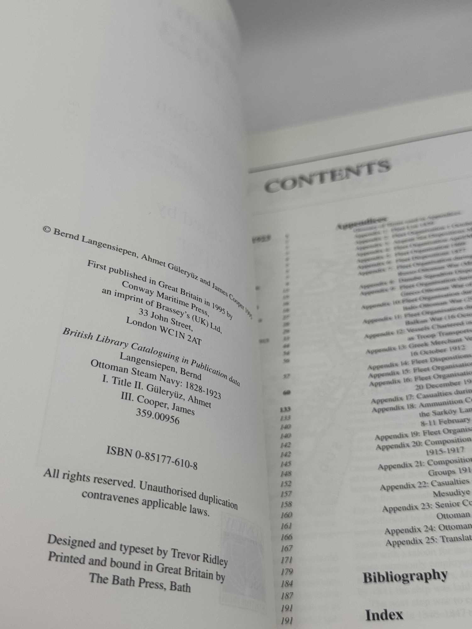 The Ottoman Steam Navy 1828-1923 | Bernd Langensiepen | First Edition