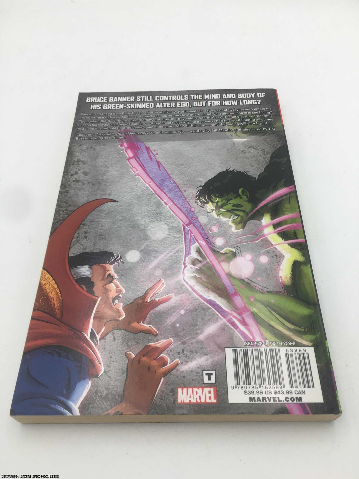 Incredible Hulk: Regression | Bill Mantlo, Sal Buscema | First Edition