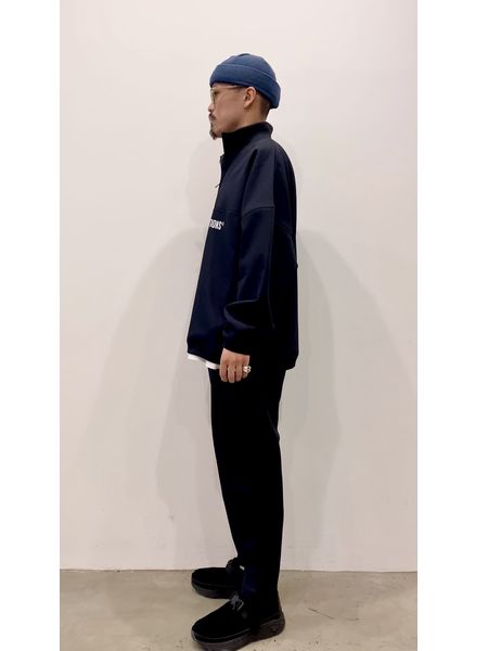 COOTIE / Polyester Twill Half Zip L/S Tee | 80-HACHIMARU-