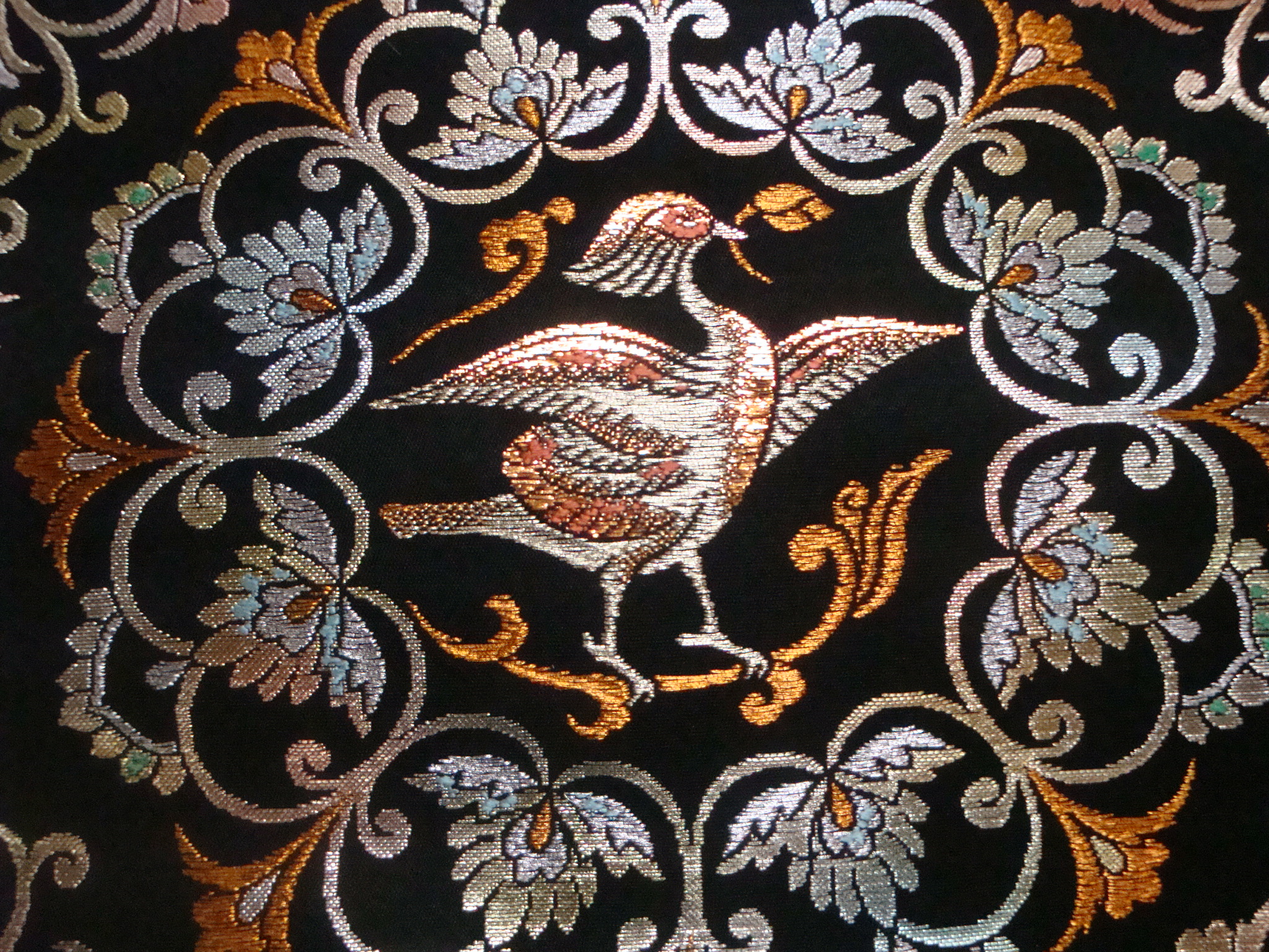 龍村の帯文様で見る正倉院（1） 天平鏡花錦 ｜ バイク呉服屋の忙しい日々