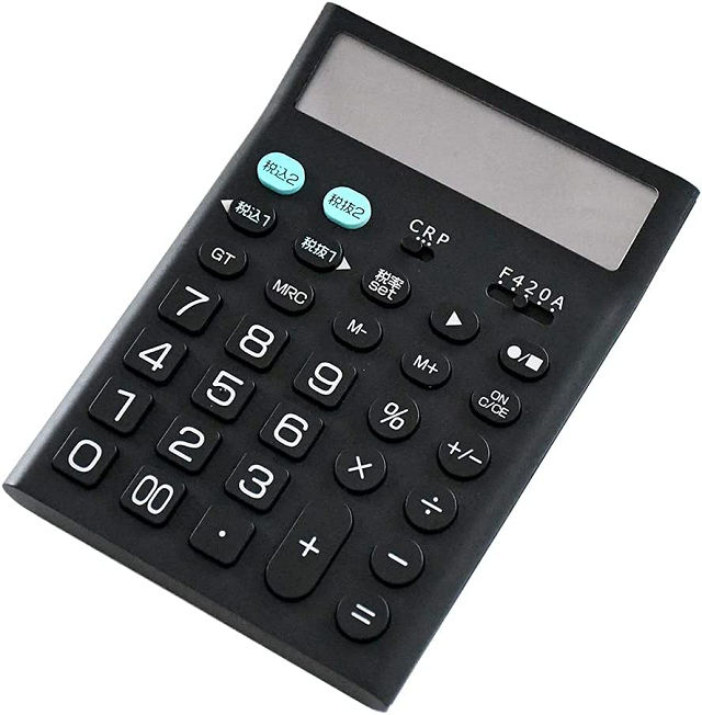 電卓型ボイスレコーダー「音声検知録音/録音日時記録/スピーカー搭載