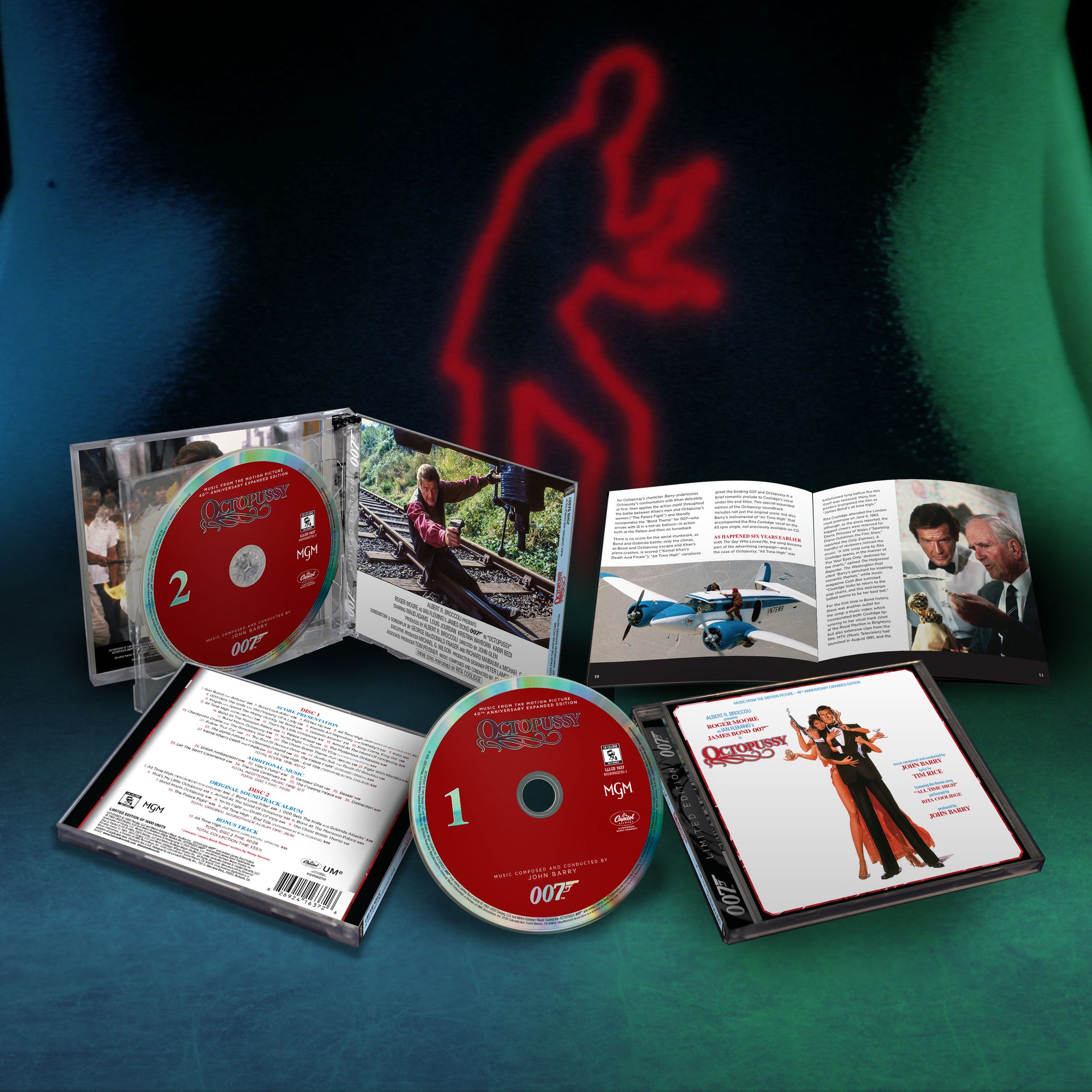 James Bond Octopussy Sountrack Remastered Edition 2 CD l 007Store