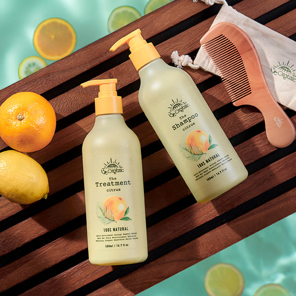 15/e organic | ザ・シャンプー＆ザ・トリートメントセット（シトラス