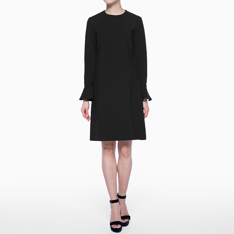 YOKOCHAN（ヨーコチャン）スカラップパールフレアドレス-ドレス