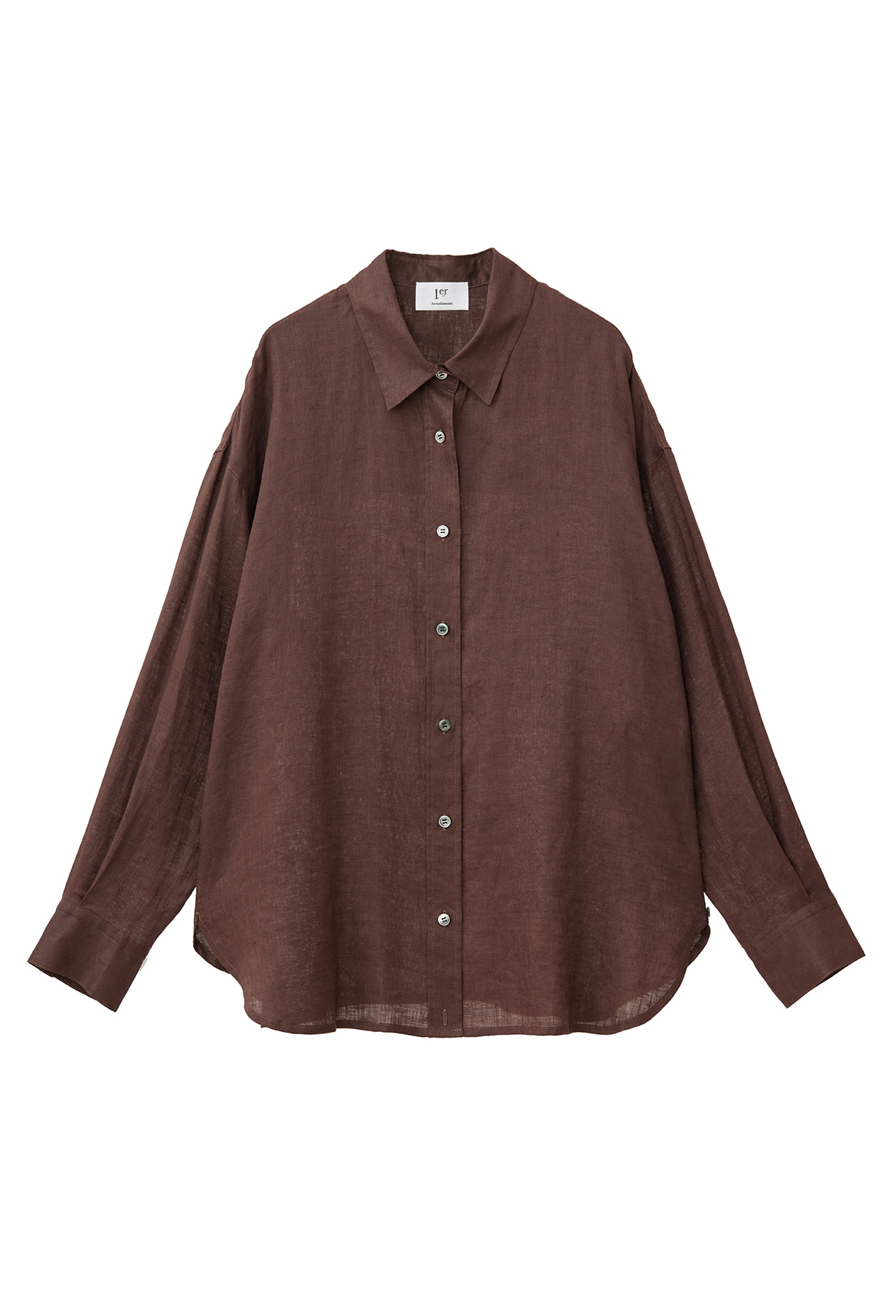 60リネンシャツ】｜1er Arrondissement（プルミエ アロンディスモン