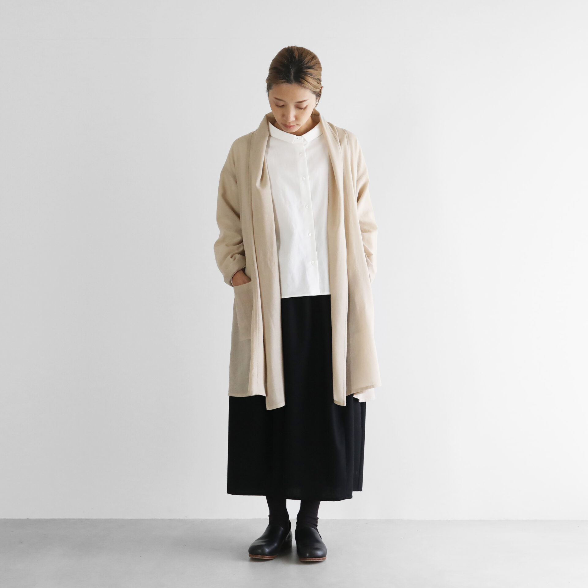 ウォッシャブルウールロングカーディガン 701をリリースしました