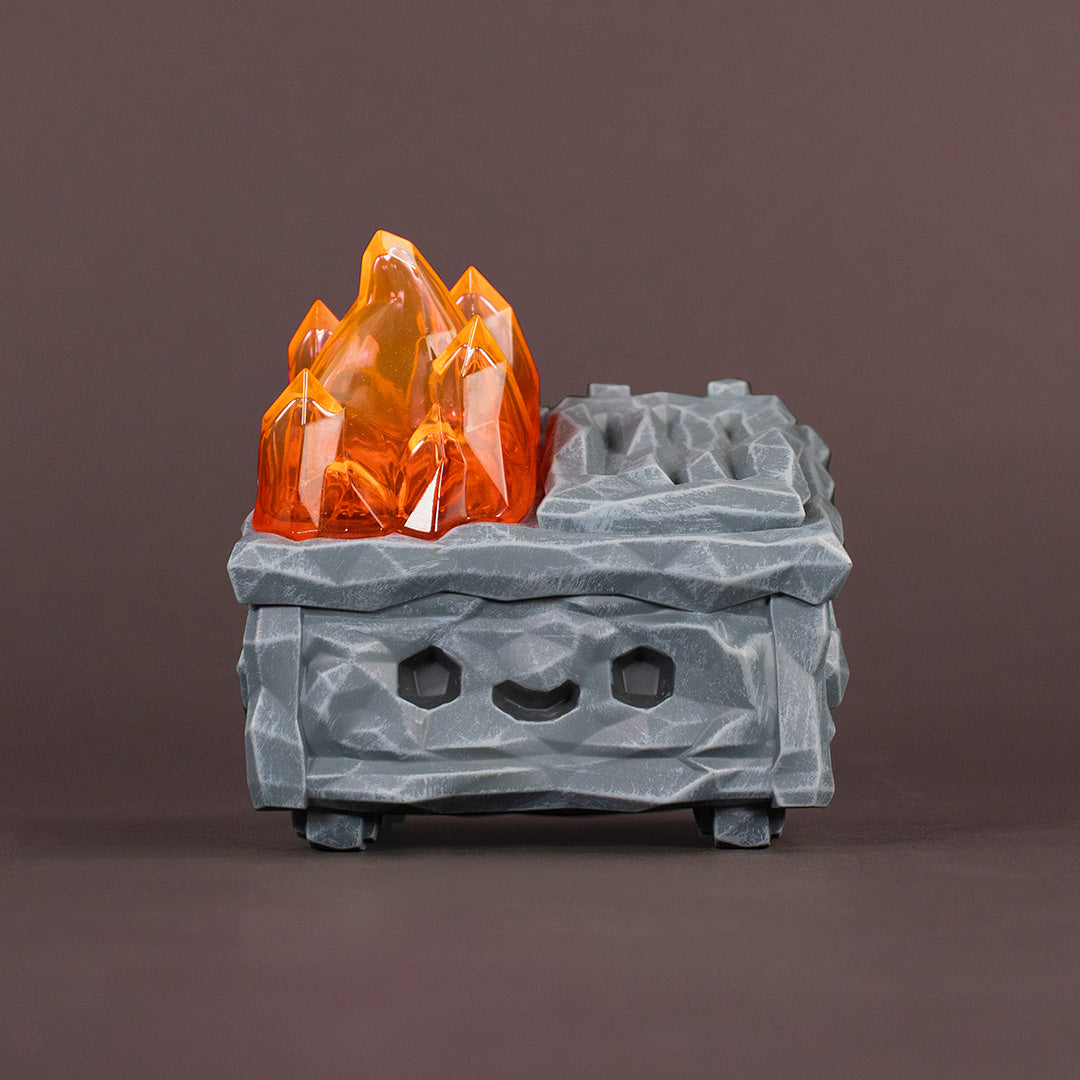 Gem Dumpster Fire Vinyl Figure - Stone Edition - 100% Soft