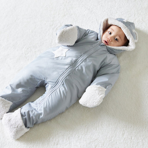 おくるみジャンプスーツ ブルーグレー 70-80cm・80-90cm – 10mois 公式