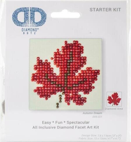 Autumn Dream Leaf - Diamond Dotz Facet Art Kit - 123Stitch