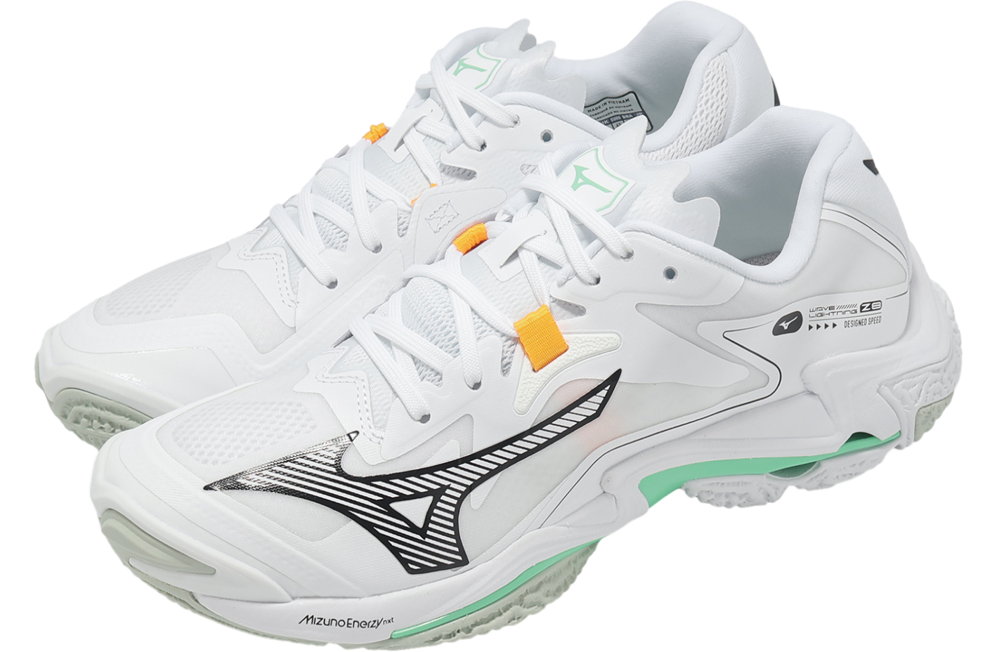 Mizuno Wave Lightning Z8 White / Black - Jun 2025 - V1GA240016