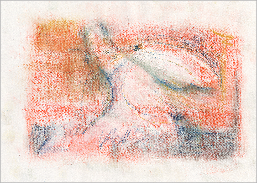 吉本 弘 『恬(やすらぐ)』真筆 油絵 絵画 抽象画