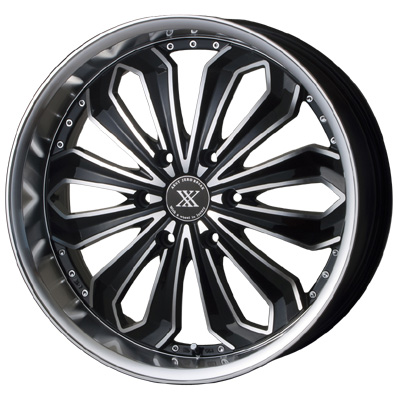 ハイエース用 アクト ゼロブレイクX(ブラックポリッシュ) 17インチ