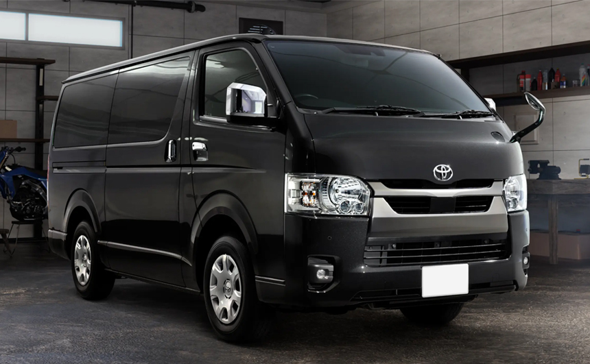 ハイエース 6型～ 標準ボディー用 ダークプライムS 純正フロントグリル